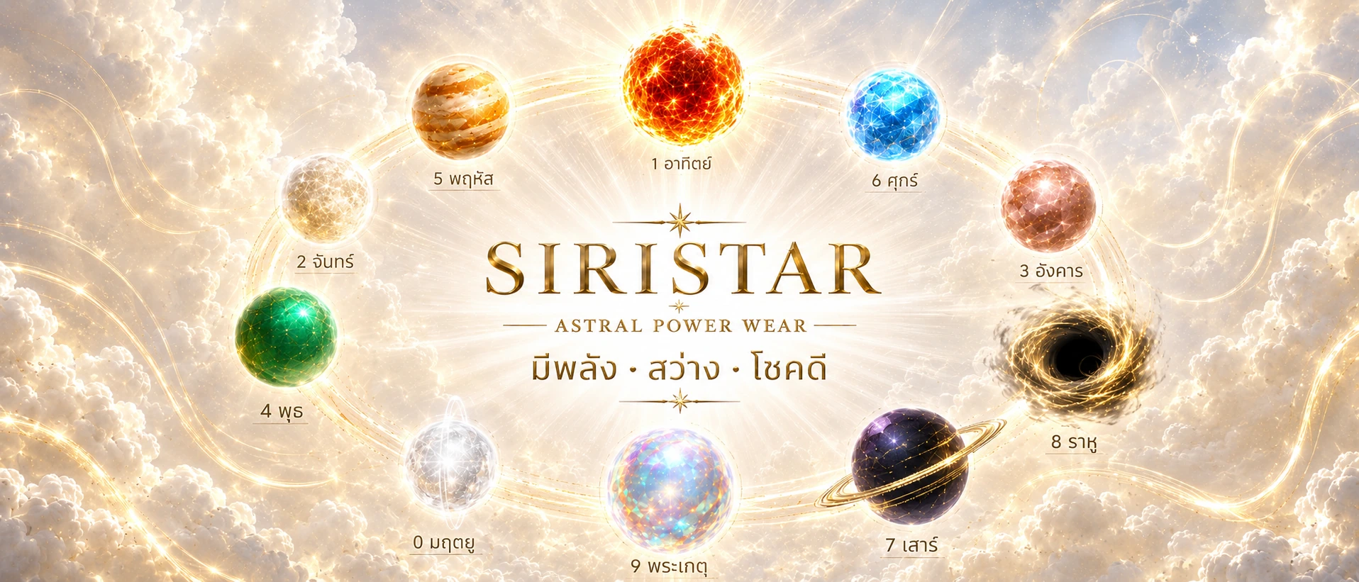 SIRISTAR ASTRAL POWER WEAR มีพลัง สว่าง โชคดี